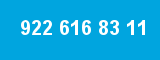 922 616 83 11 922 616 83 11